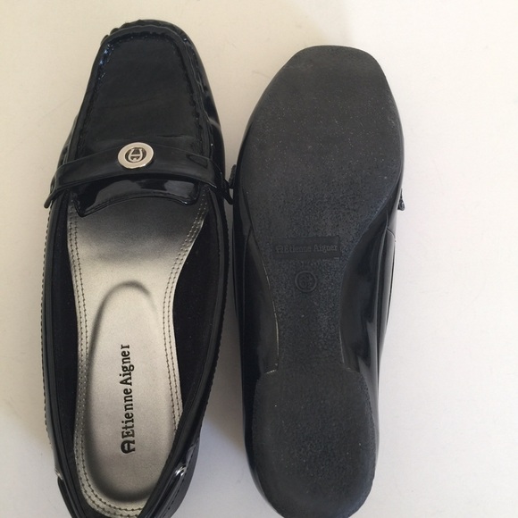 ETIENNE AIGNER Black Shoes 6.5 - Picture 4 of 6
